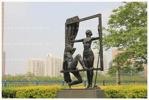 公园铸铜雕塑